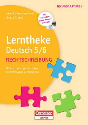 Lerntheke Deutsch: Rechtschreibung 5/6 de Wiebke Gerstenmaier