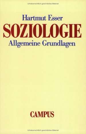 Soziologie de Hartmut Esser