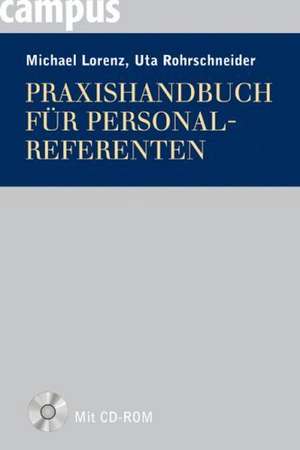 Praxishandbuch für Personalreferenten de Michael Lorenz