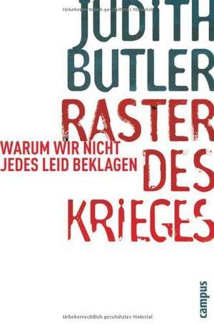 Raster des Krieges de Judith Butler