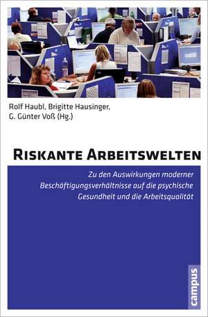 Riskante Arbeitswelten de Rolf Haubl