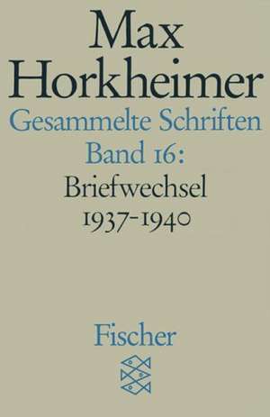 Gesammelte Schriften in 19 Bänden de Max Horkheimer