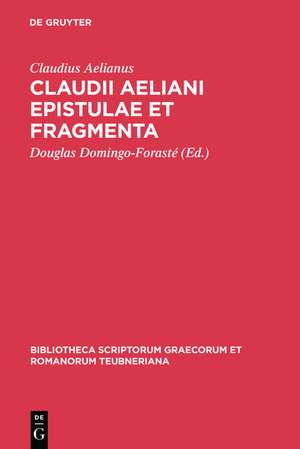 Epistulae et Fragmenta de Claudius Aelianus