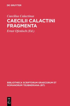 Fragmenta de Caecilius Calactinus