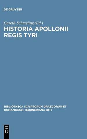 Historia Apollonii Regis Tyri de Gareth Schmeling