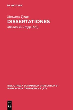 Dissertationes de Maximus Tyrius