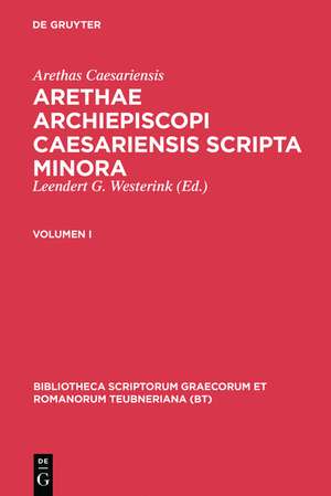 Scripta Minora, Vol. I: Scripta minora 1-56 de Aretha