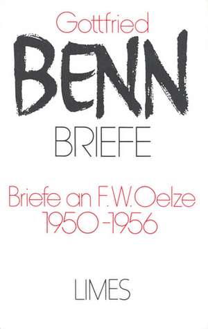 Briefe II/2. Briefe an F. W. Oelze 1950-1956 de Harald Steinhagen