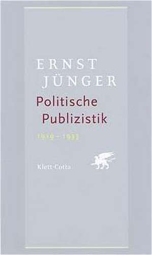 Politische Publizistik de Sven Olaf Berggötz