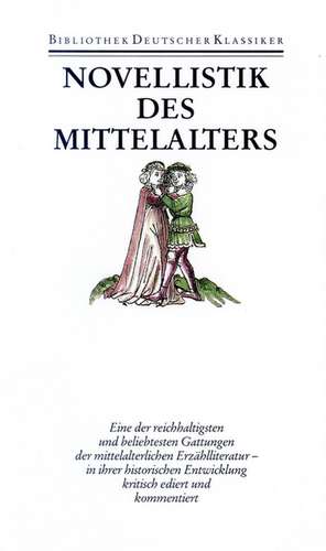 Novellistik des Mittelalters de Klaus Grubmüller