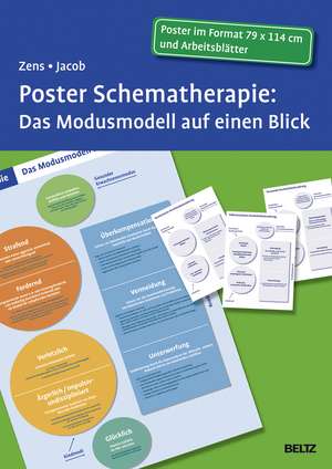 Poster Schematherapie: Das Modusmodell auf einen Blick de Christine Zens