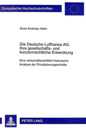 Die Deutsche Lufthansa AG