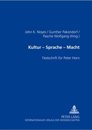 Kultur - Sprache - Macht