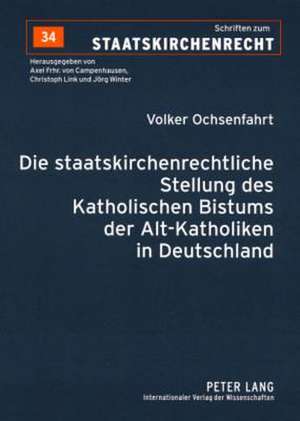 Die Staatskirchenrechtliche Stellung Des Katholischen Bistums Der Alt-Katholiken in Deutschland: Die Sicht Von Kumasifo Auf Den Demokratisierungsprozess in Ghana de Volker Ochsenfahrt