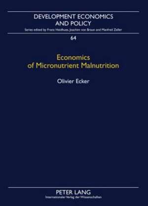 Economics of Micronutrient Malnutrition