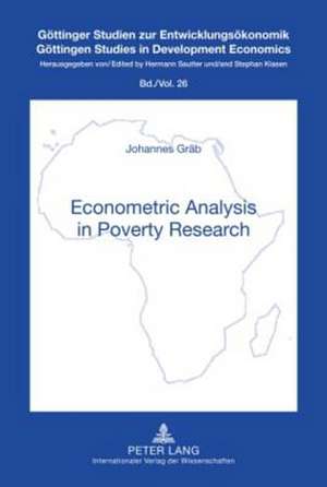 Econometric Analysis in Poverty Research