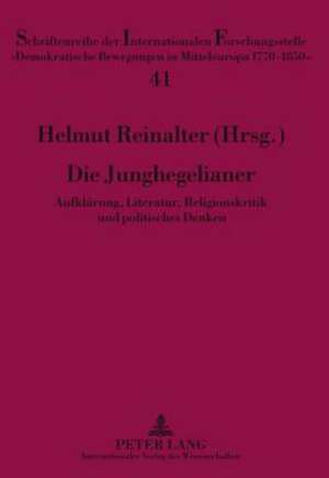 Die Junghegelianer de Helmut Reinalter