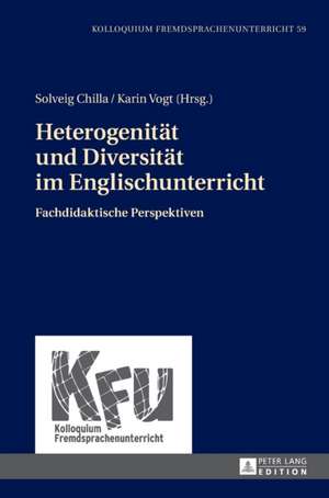 Heterogenitaet Und Diversitaet Im Englischunterricht de Solveig Chilla