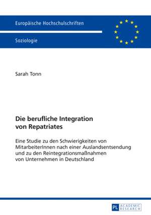 Die berufliche Integration von Repatriates de Sarah Tonn