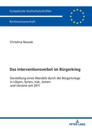 Das Interventionsverbot im Bürgerkrieg de Christina Nowak