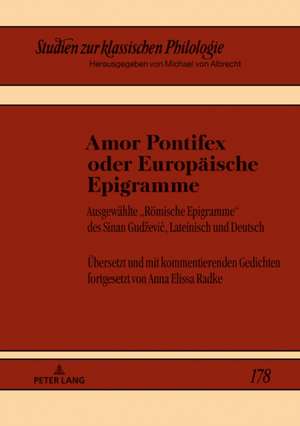 Amor Pontifex oder Europaeische Epigramme de Anna Elissa Radke