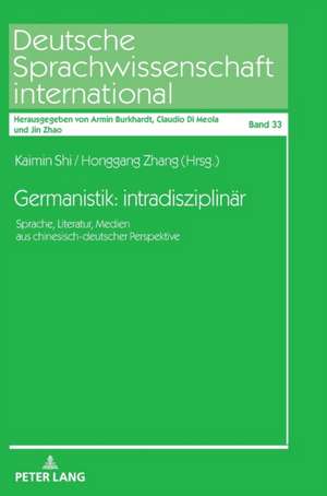 Germanistik: intradisziplinär.