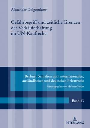 GEFAHRBEGRIFF UND ZEITLICHE GRENZEN DEH de Alexander Dolgorukow