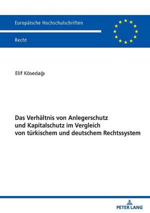 DAS VERHAELTNIS VON ANLEGERSCHUTZ UND de Elif Koesedagi