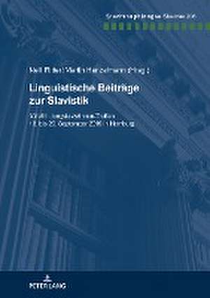 Linguistische Beitrage zur Slavistik; XXVIII. JungslavistInnen-Treffen, 18. bis 20. September 2019 in Hamburg