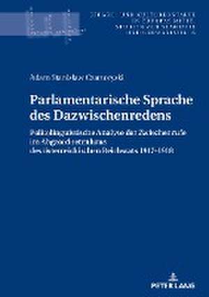 Parlamentarische Sprache des Dazwischenredens de Adam Czartoryski