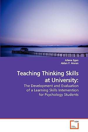 Teaching Thinking Skills at University: de Arlene Egan