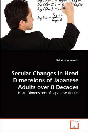 Secular Changes in Head Dimensions of Japanese Adults over 8 Decades de Md. Golam Hossain