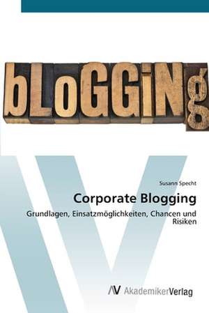 Corporate Blogging de Susann Specht