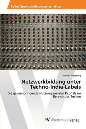 Netzwerkbildung unter Techno-Indie-Labels de Rieseberg Hannes