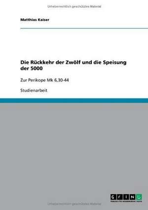 Die Rückkehr der Zwölf und die Speisung der 5000 de Matthias Kaiser