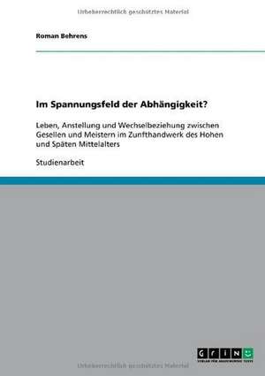 Im Spannungsfeld der Abhängigkeit? de Roman Behrens