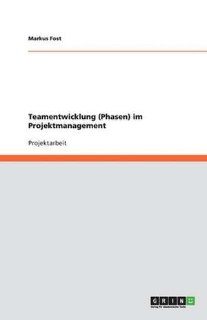 Teamentwicklung (Phasen) im Projektmanagement de Markus Fost