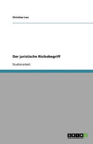 Der juristische Risikobegriff de Christian Lau