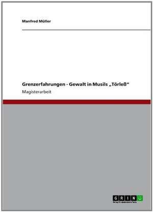 Grenzerfahrungen - Gewalt in Musils "Törleß" de Manfred Müller