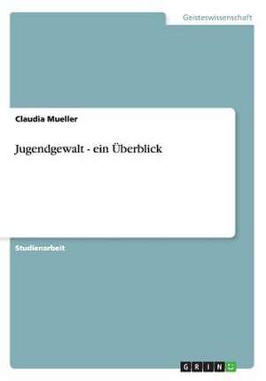 Jugendgewalt - ein Überblick de Claudia Mueller