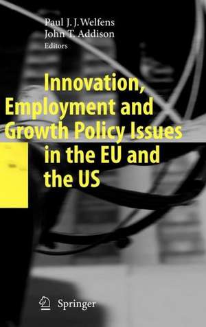 Innovation, Employment and Growth Policy Issues in the EU and the US de Paul J.J. Welfens