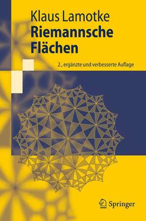 Riemannsche Flächen de Klaus Lamotke