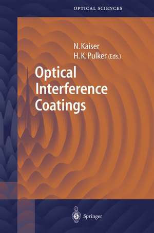 Optical Interference Coatings de Norbert Kaiser