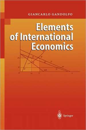 Elements of International Economics de Giancarlo Gandolfo