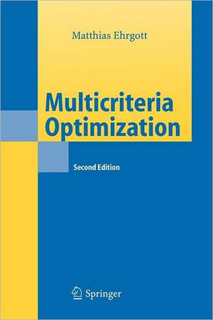 Multicriteria Optimization de Matthias Ehrgott