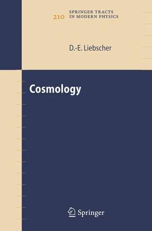 Cosmology de Dierck-Ekkehard Liebscher