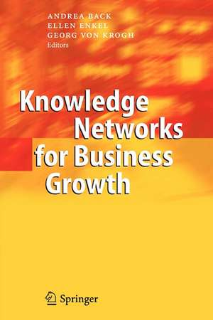 Knowledge Networks for Business Growth de Andrea Back