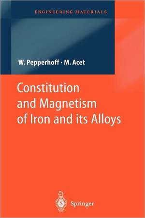 Constitution and Magnetism of Iron and its Alloys de Werner Pepperhoff