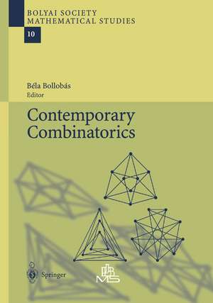 Contemporary Combinatorics de Bela Bollobas