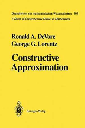 Constructive Approximation de Ronald A. DeVore